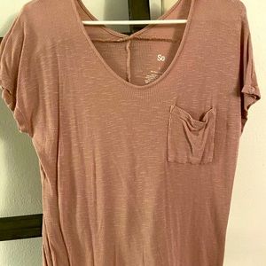 Comfortable pink tee